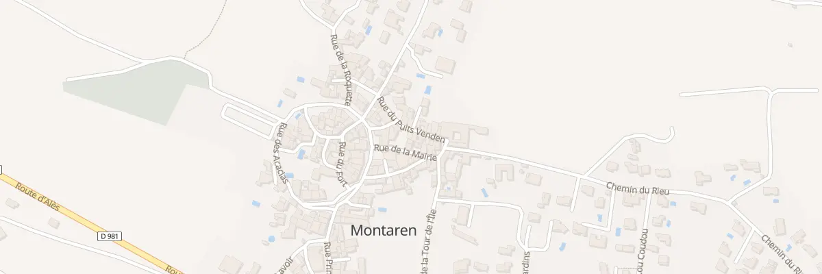 Plan du 8 Rue du Puits Venden à Montaren-et-Saint-Médiers