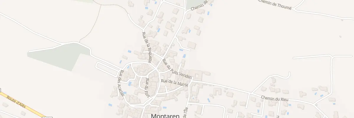 Plan du 3 Rue du Puits Venden à Montaren-et-Saint-Médiers