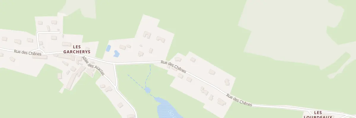 Plan du 641 Rue des Chênes aux Bizots