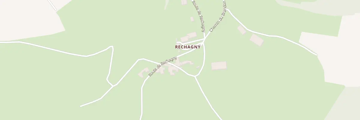 Plan du 837 Rte de Rechagny aux Sauvages