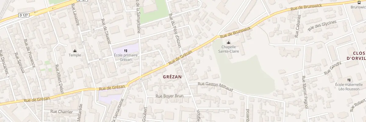Plan du 68 Rue de Grézan à Nîmes