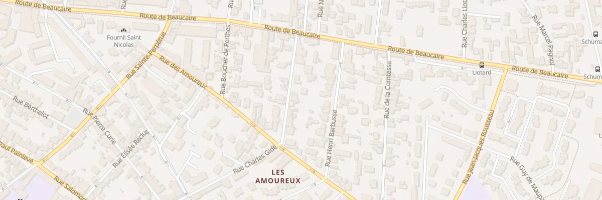 Plan du 9 Rue Doc Roux à Nîmes
