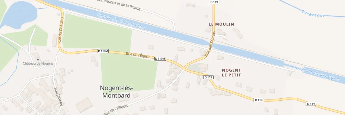 Plan du 1 Rue de l’Eglise à Nogent-lès-Montbard