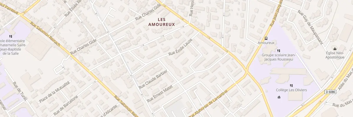 Plan du 30 Rue Emile Lauze à Nîmes
