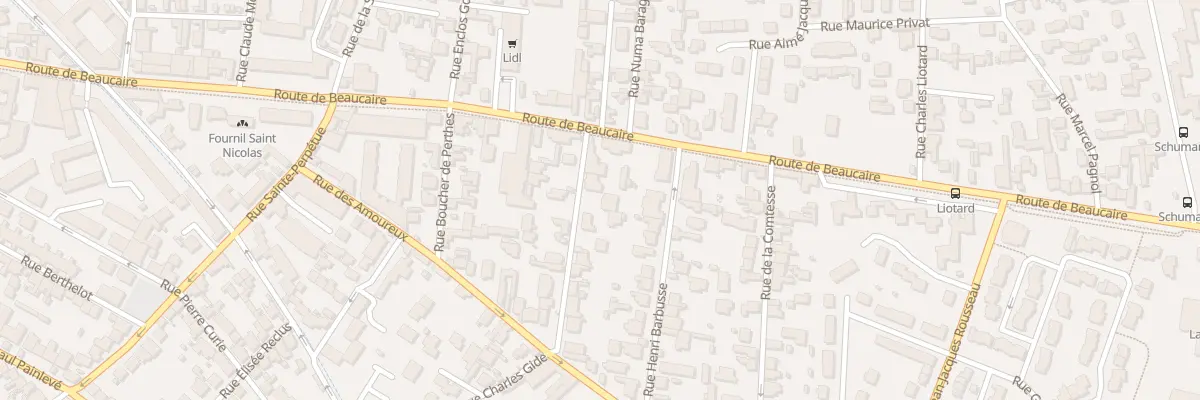 Plan du 3B Rue Doc Roux à Nîmes