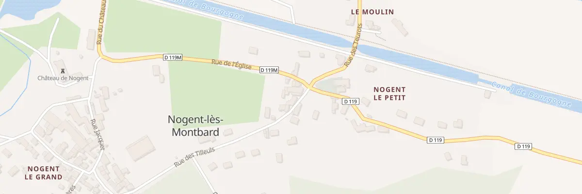 Plan du 8 Rue des Tilleuls à Nogent-lès-Montbard