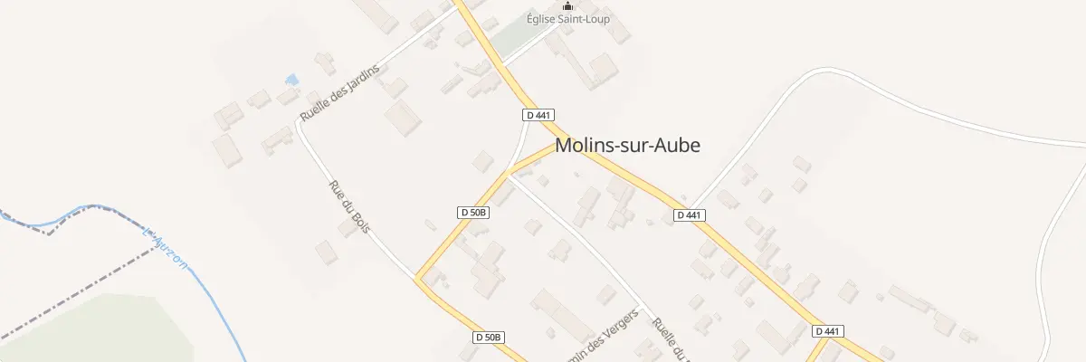 Plan du 1 Rle du Four à Molins-sur-Aube