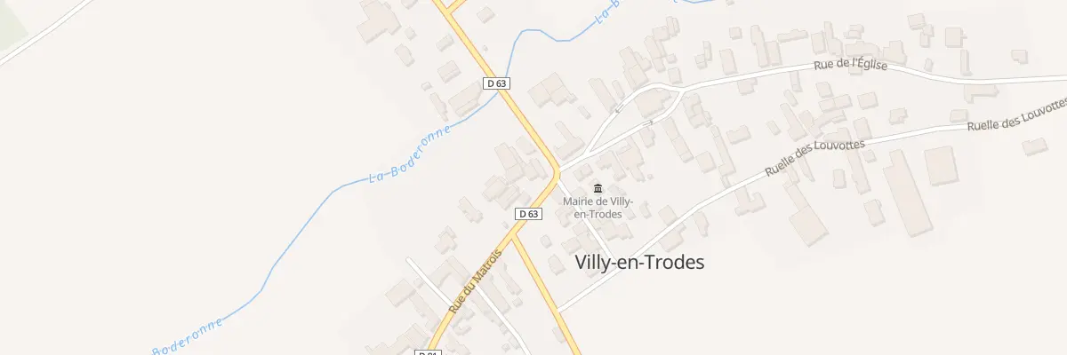 Plan du 2 Rue du Matrois à Villy-en-Trodes