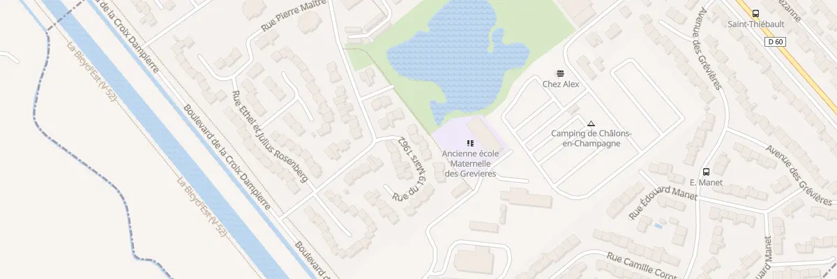Plan du 9 Rue du 19 Mars 1962 à Châlons-en-Champagne