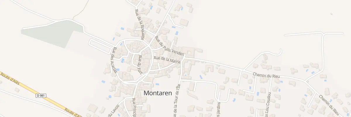 Plan du 5600 Rue de la Mairie à Montaren-et-Saint-Médiers