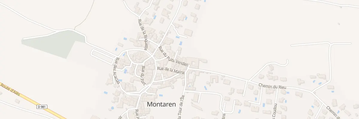 Plan du 11 Rue du Puits Venden à Montaren-et-Saint-Médiers