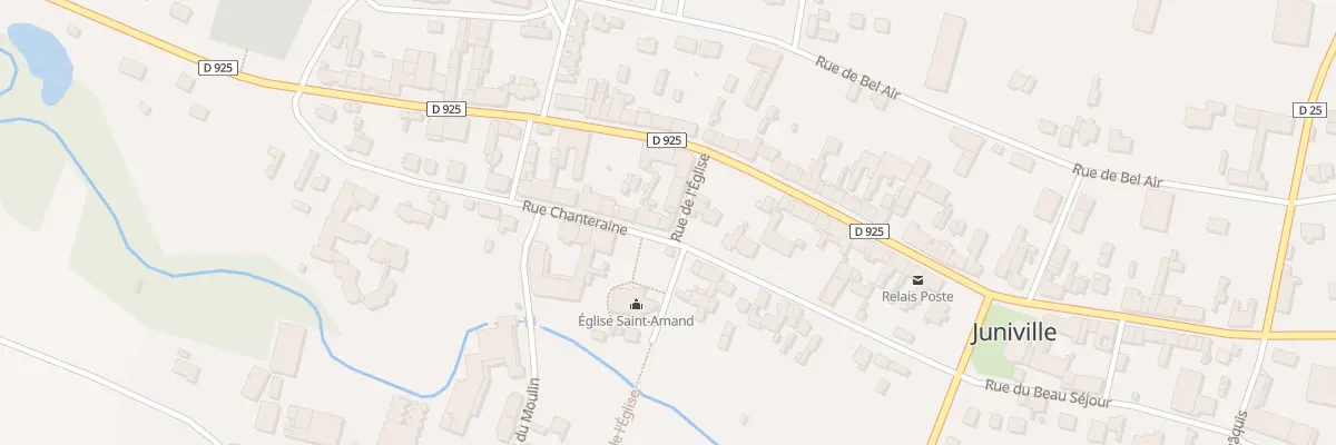 Plan du 5 Rue Chanteraine à Juniville