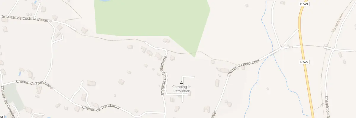 Plan du 144 Imp de la Blachette à Balazuc