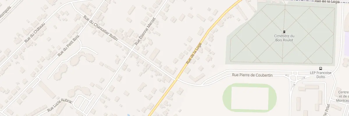 Plan du 28 Rue de la Loge à Montceau-les-Mines