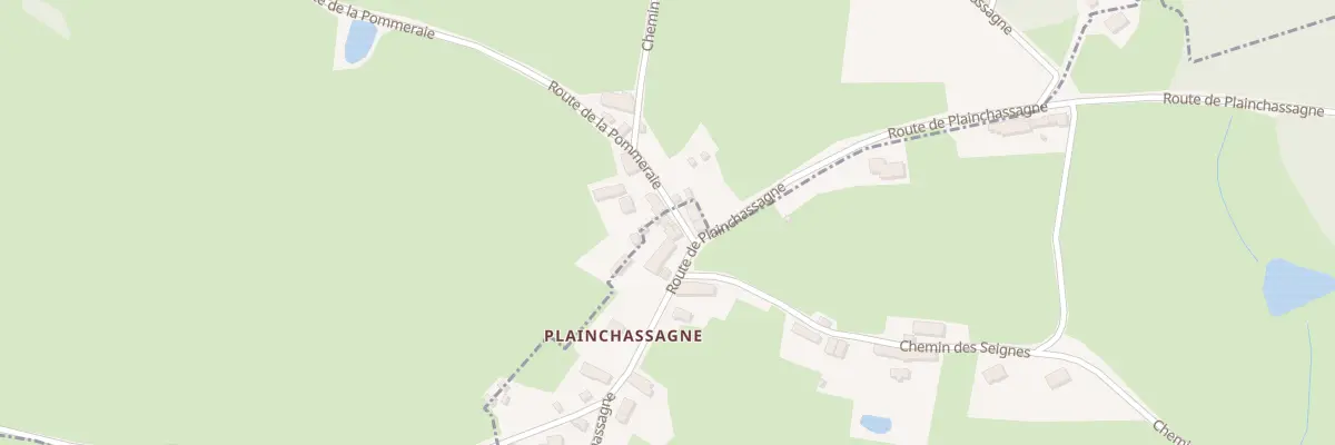 Plan du 5308B Plainchassagne à Vendenesse-lès-Charolles