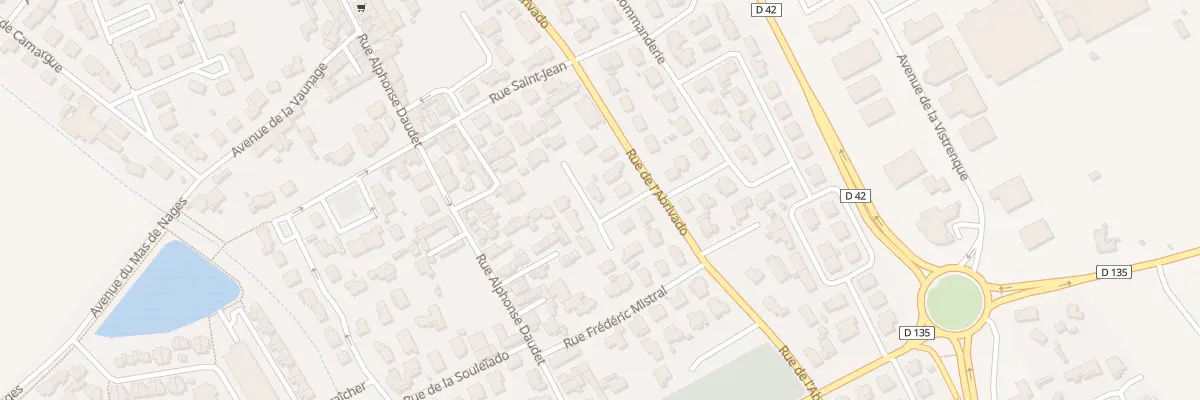 Plan du 6 Rue des Mimosas à Caissargues