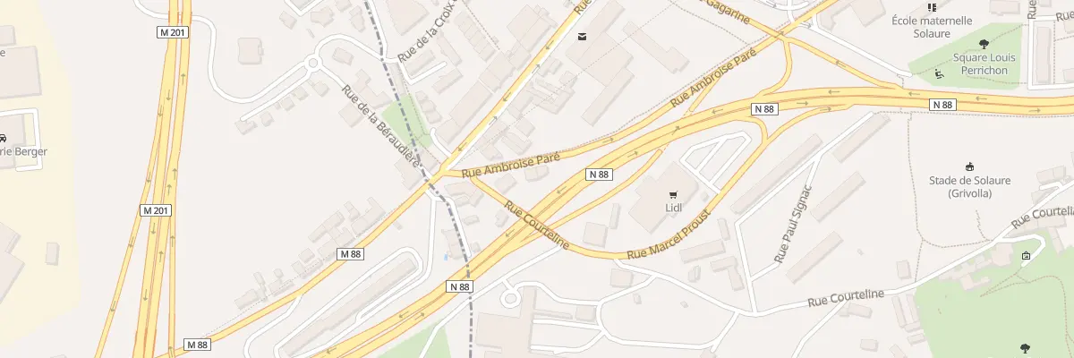 Plan du 109 Rue Ambroise Pare à Saint-Étienne
