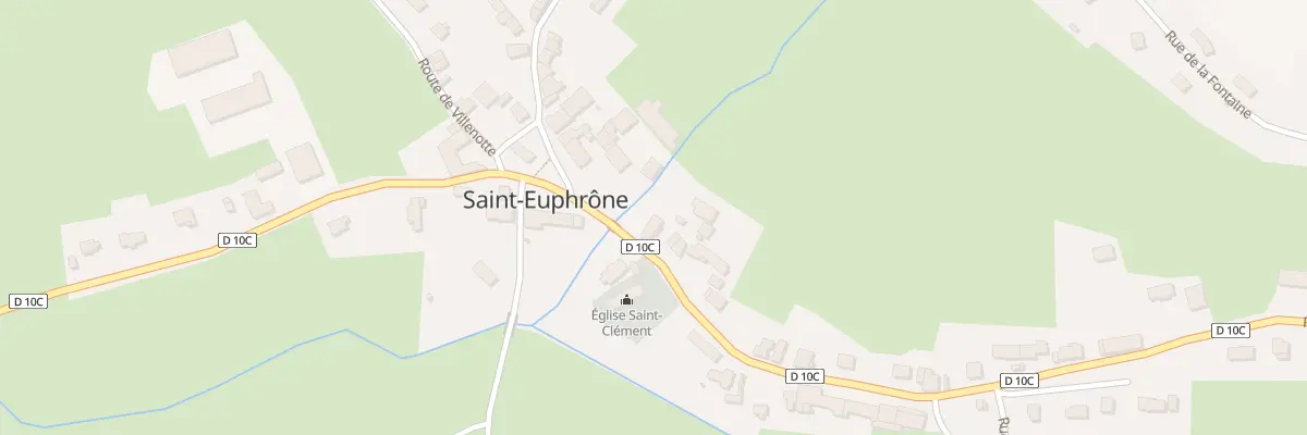 Plan du 1 Rte de Marigny à Saint-Euphrône