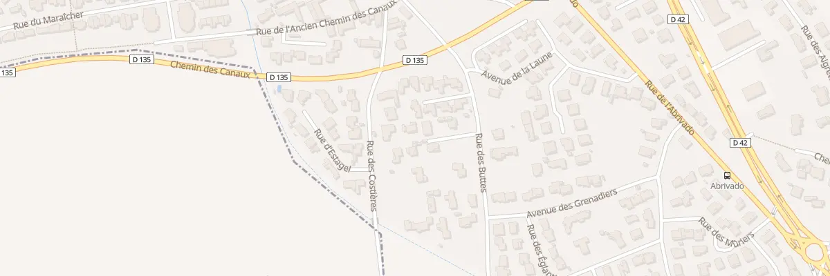 Plan du 190 Rue des Buttes à Caissargues