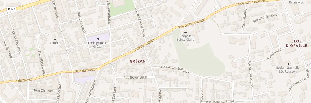 Plan du 72 Rue de Grézan à Nîmes