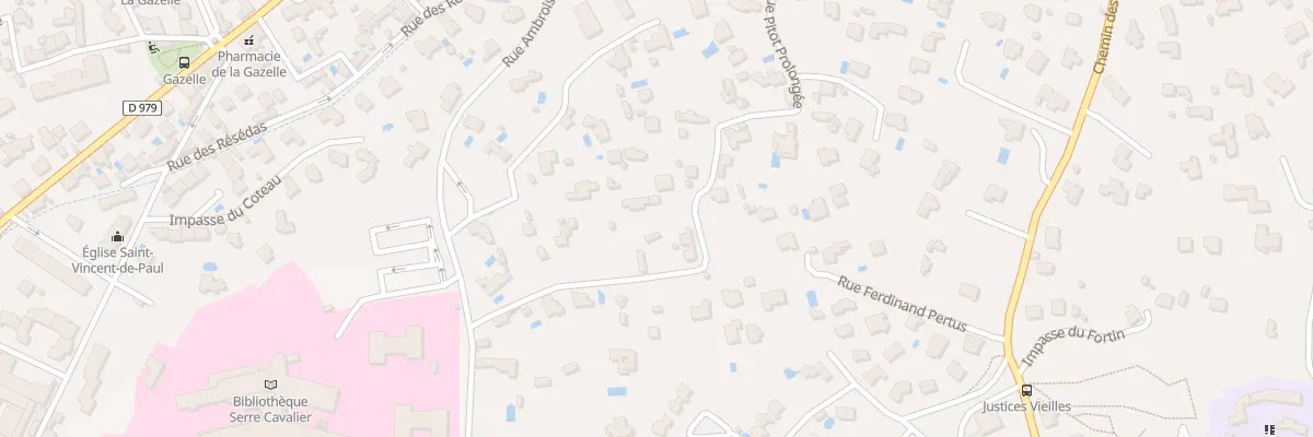 Plan du 43 Rue Pitot Prolongée à Nîmes