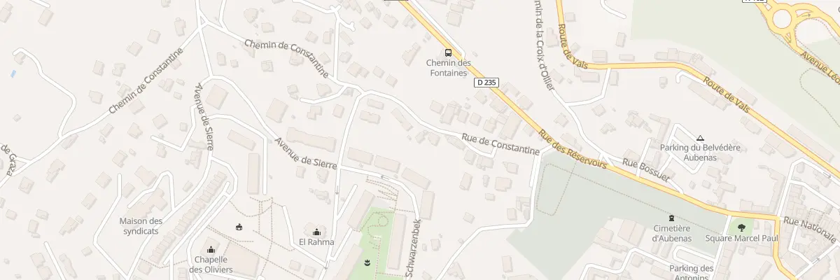 Plan du 17 Rue de Constantine à Aubenas