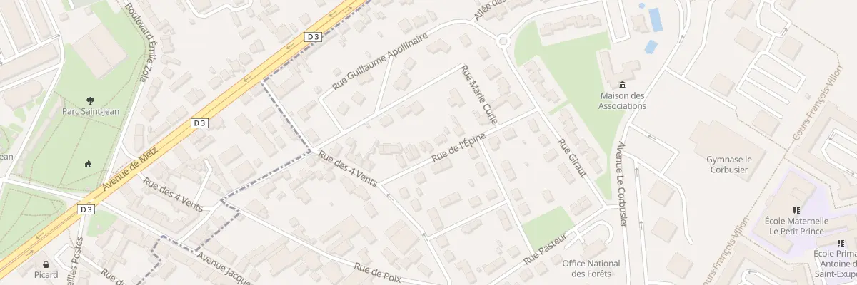 Plan du 7 Rue de l’Epine à Saint-Memmie