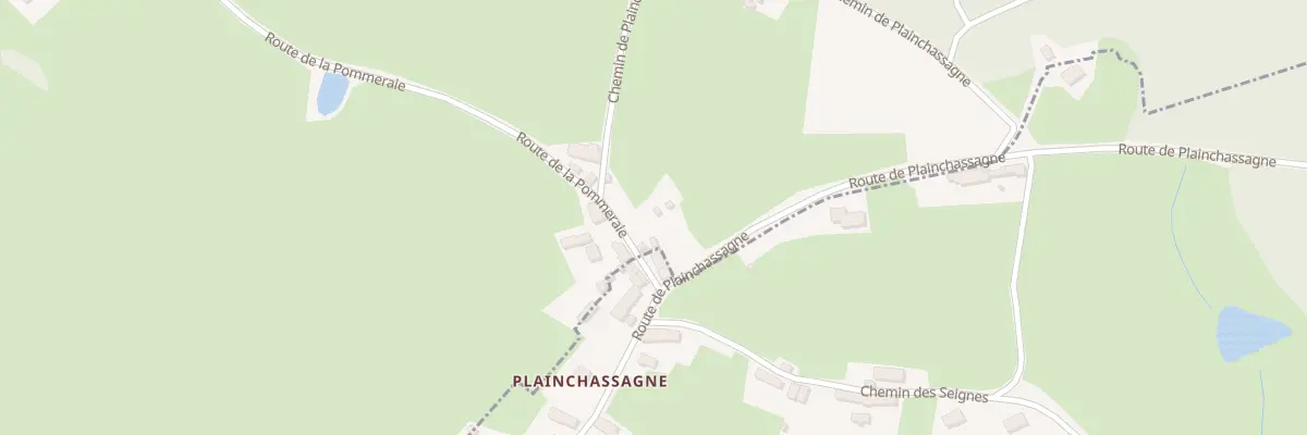 Plan du 5280 Plainchassagne à Viry