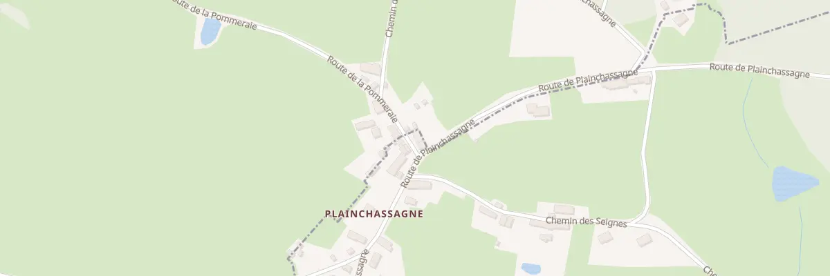 Plan du 5308D Plainchassagne à Viry