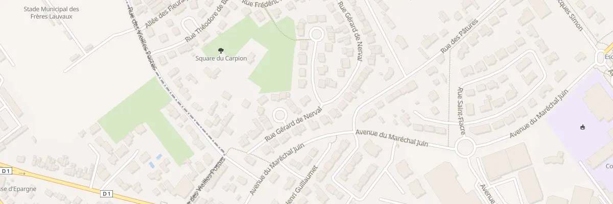 Plan du 20 Rue Gérard de Nerval à Saint-Memmie