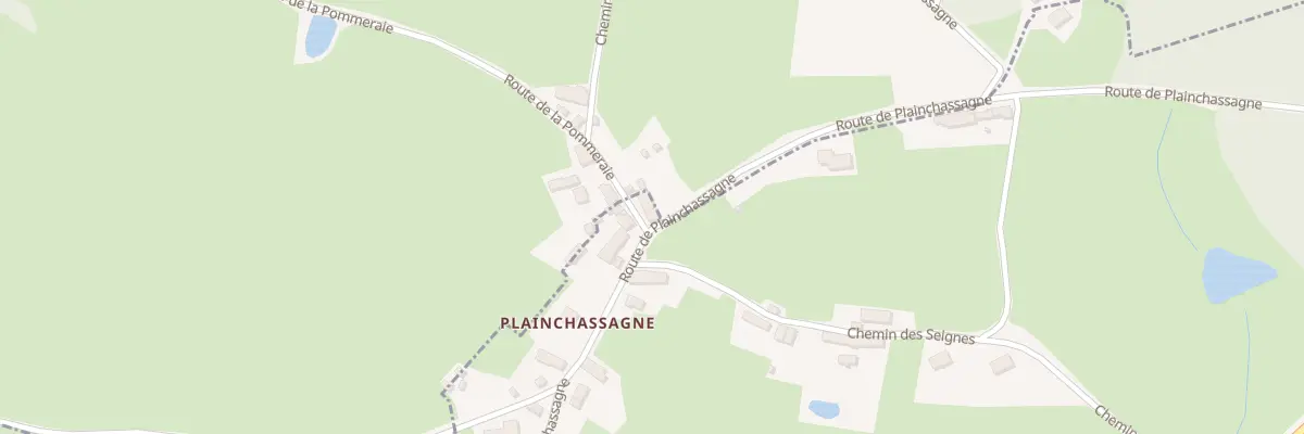 Plan du 5308E Plainchassagne à Vendenesse-lès-Charolles