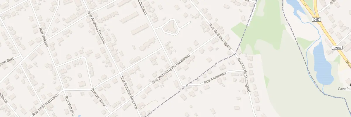 Plan du 8 Rue Jean-jacques Rousseau à Montceau-les-Mines