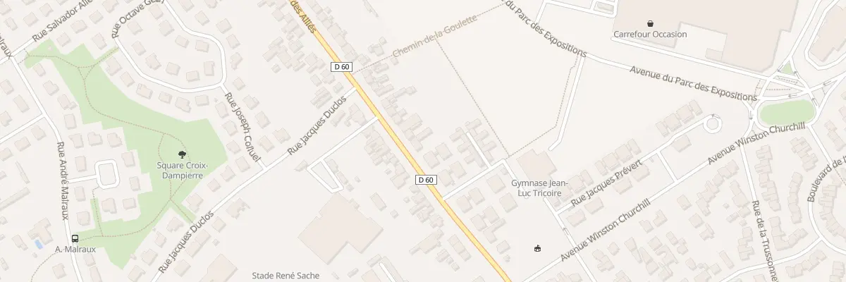 Plan du 135 Av des Alliés à Châlons-en-Champagne