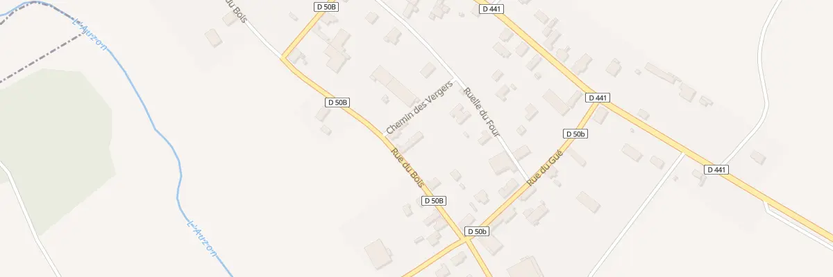 Plan du 4 Rue du Bois à Molins-sur-Aube