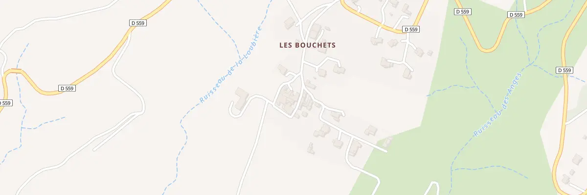Plan du 190 Che des Bouchets à Lagorce