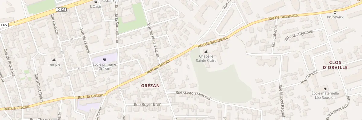 Plan du 78 Rue de Grézan à Nîmes