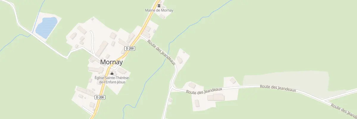 Plan du 5080 Le Bourg à Mornay