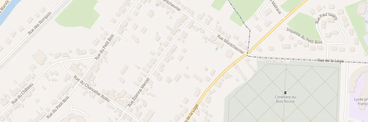 Plan du 19 Rue Etienne Merzet à Montceau-les-Mines
