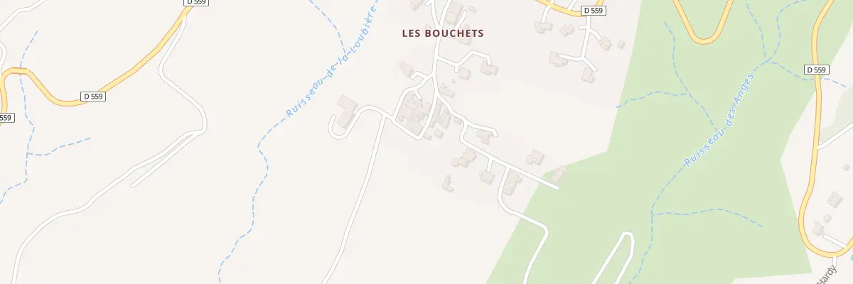 Plan du 235 Che des Bouchets à Lagorce