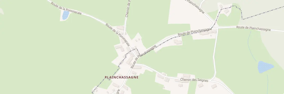 Plan du 5262 Plainchassagne à Viry