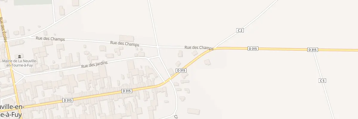 Plan du 3 Rue de Cauroy à La Neuville-en-Tourne-à-Fuy