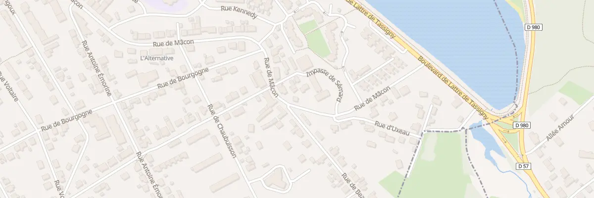 Plan du 85 Rue de Macon à Montceau-les-Mines