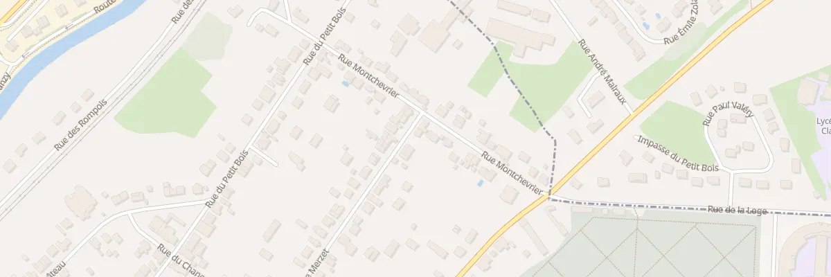 Plan du 3 Rue Etienne Merzet à Montceau-les-Mines