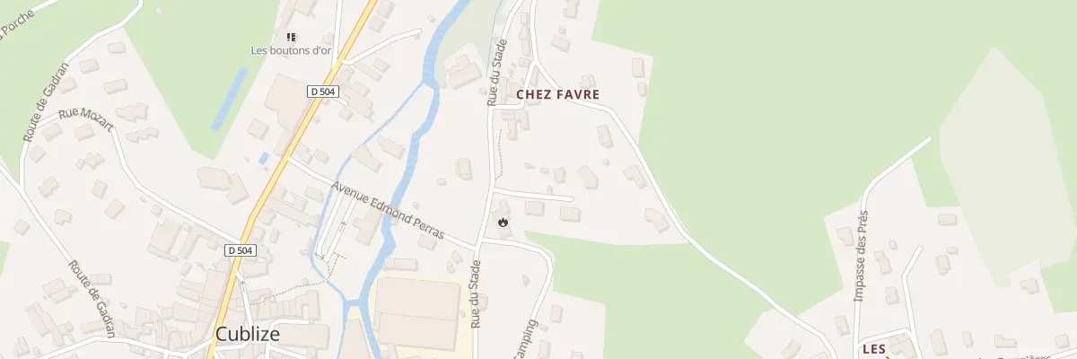 Plan du 10 Imp de la Forge à Cublize