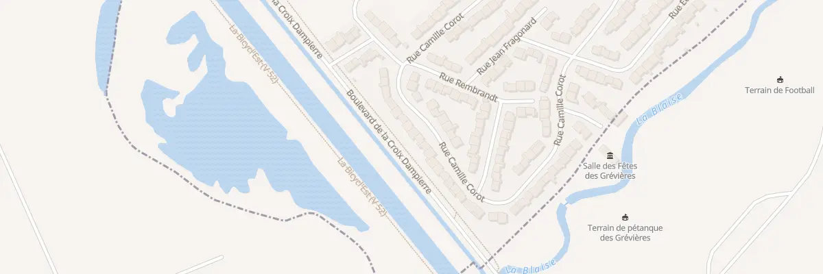 Plan du 92 Rue Camille Corot à Châlons-en-Champagne