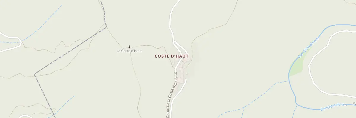 Plan du 797 Rte de la Coste d’Haut à Saint-Julien-du-Serre