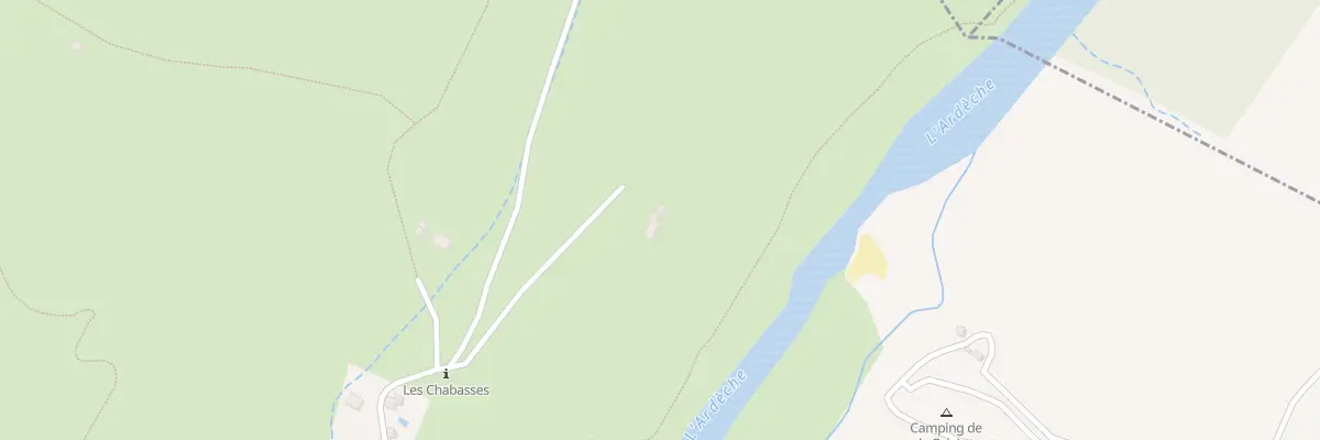 Plan du 174 Che de Mariou à Balazuc
