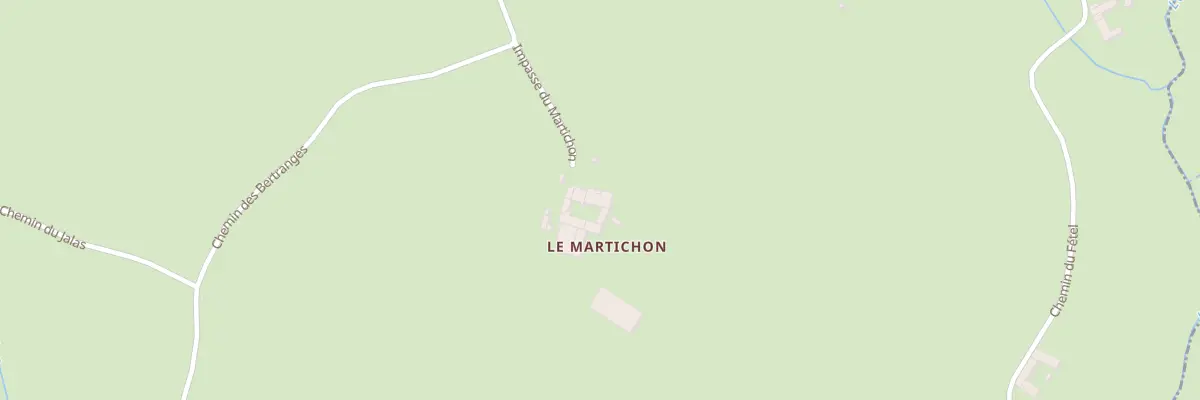 Plan du 298 Imp du Martichon à Chambost-Longessaigne