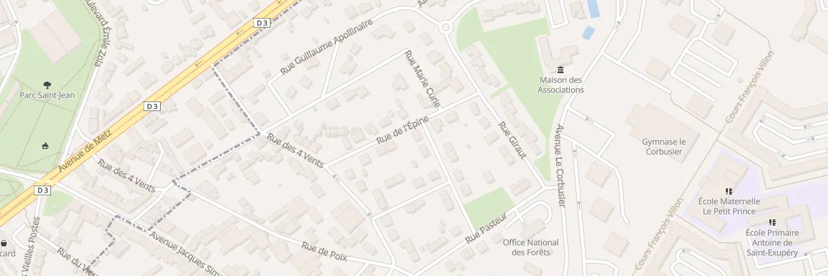 Plan du 8 Rue de l’Epine à Saint-Memmie