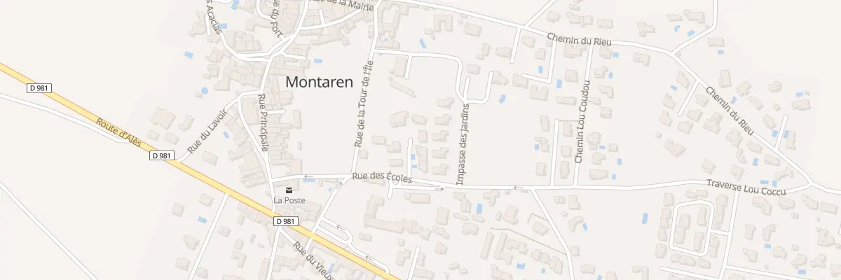 Plan du 5799 Le Village à Montaren-et-Saint-Médiers